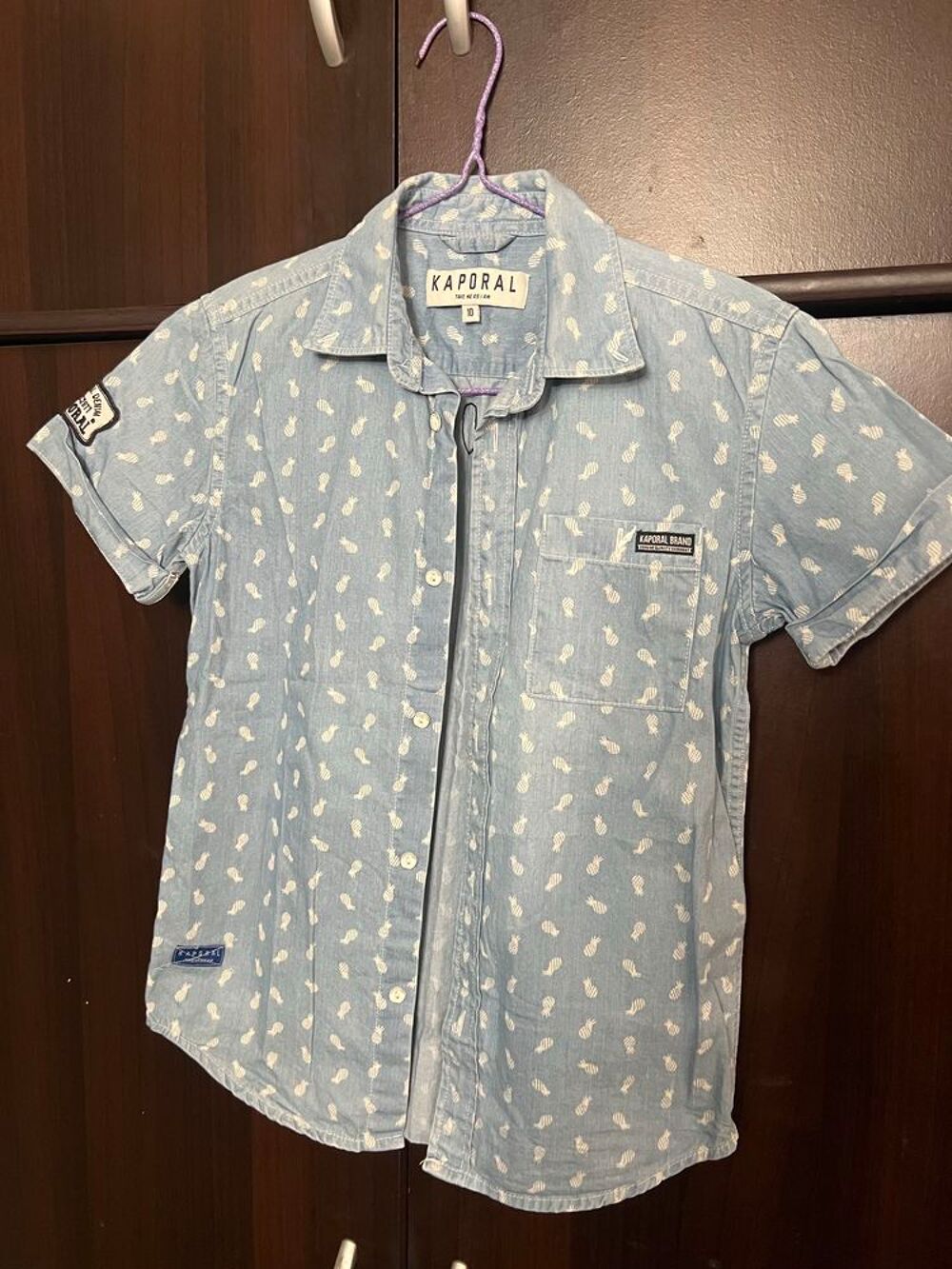 Chemise t10ans KAPORAL Vêtements