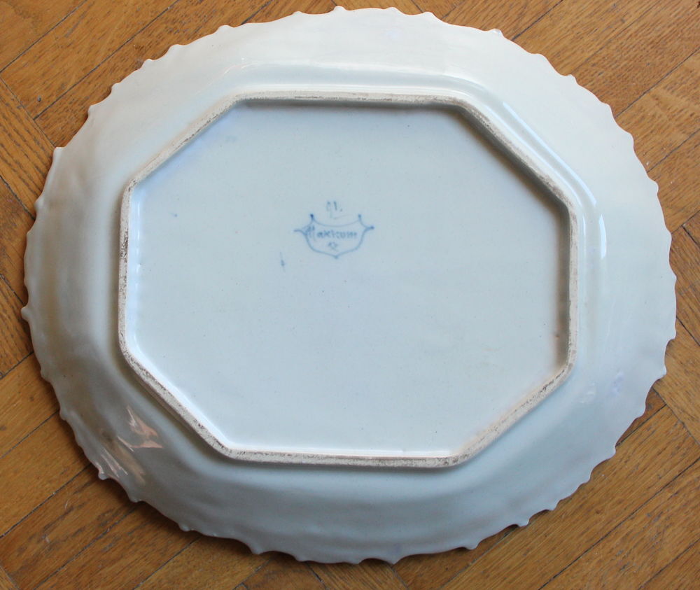 Makkum 91 Delft plat ancien 1940-1960 