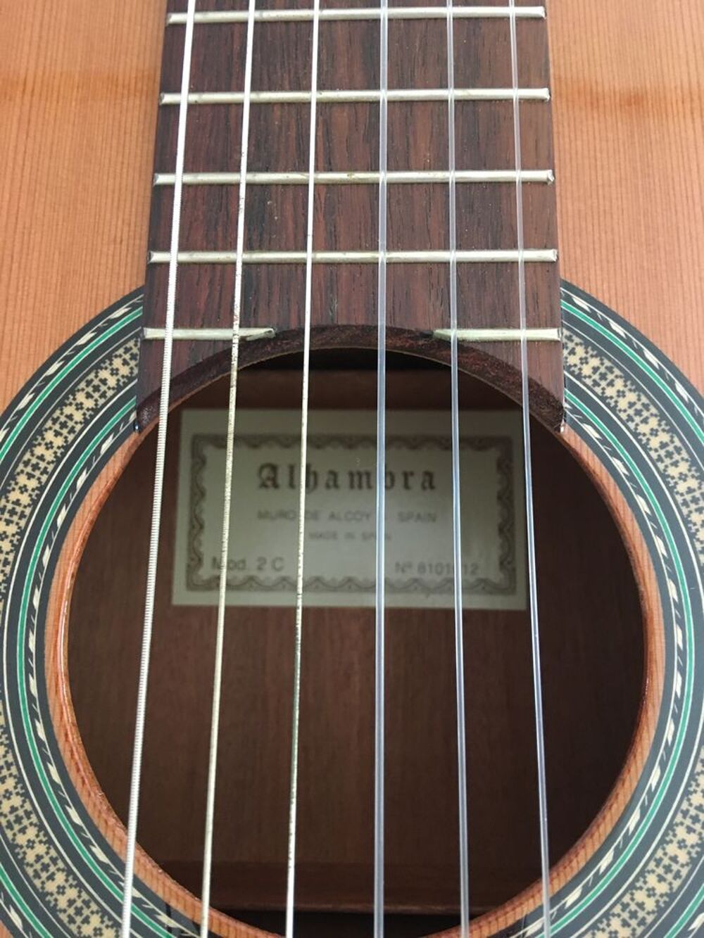 Guitare classique Alhambra 2c Instruments de musique