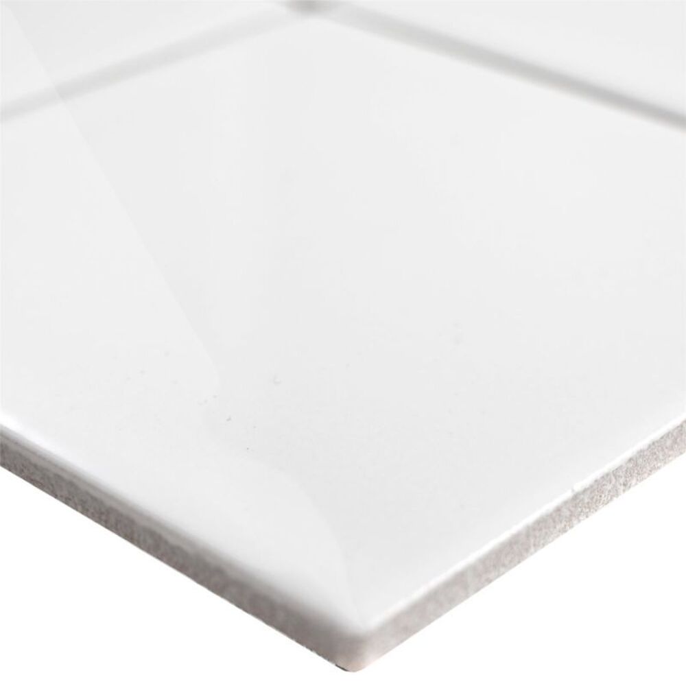 9m Carr&eacute; de Carrelage blanc (20&times;20) +pot de colle Bricolage