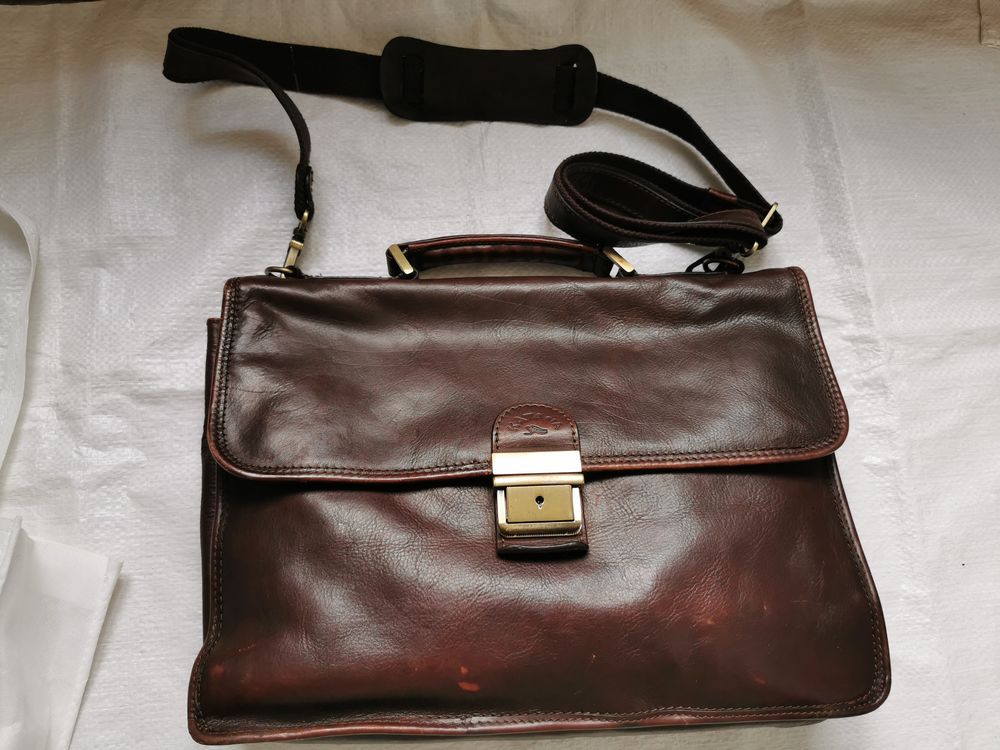 Saccoche /cartable cuir Katana Maroquinerie