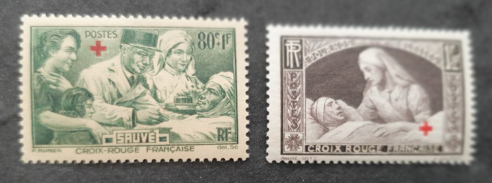 Timbres France 459 - 460 neufs 