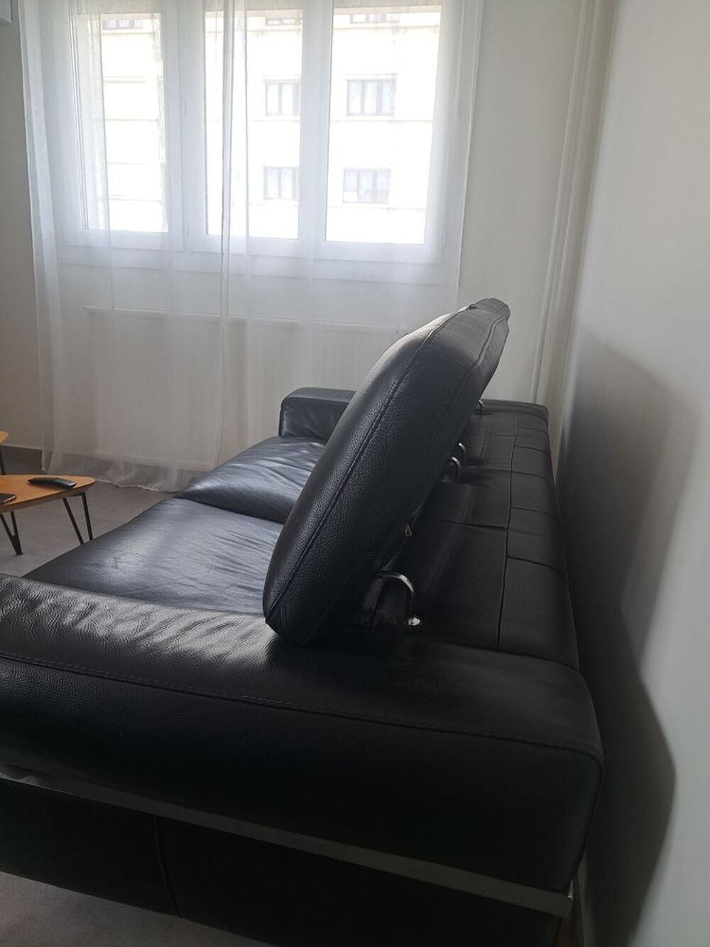 Fauteuil cuir noir Meubles