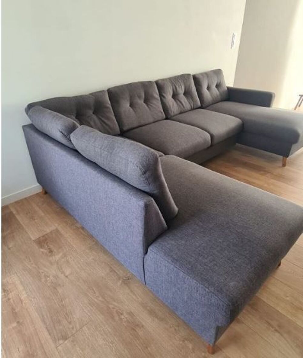 Grand canap&eacute; d'angle Bobochic 8 places ? style scandinave Meubles