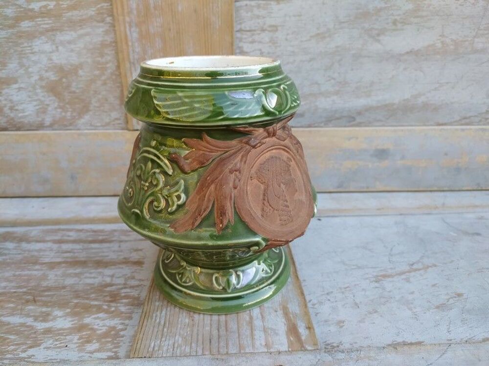 Lampe &agrave; P&eacute;trole XIX&egrave;me Porcelaine &Eacute;maill&eacute;e Retour d'&Eacute;gypte Décoration