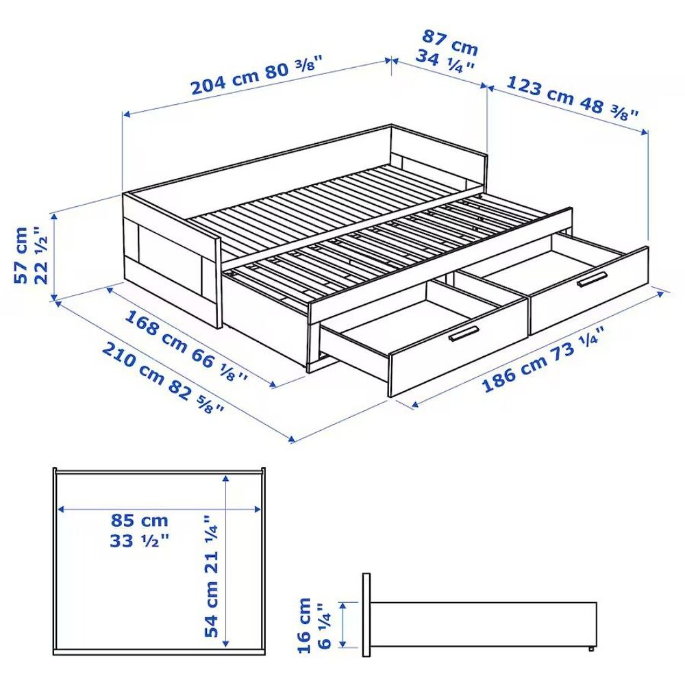 Lit convertible IKEA Meubles