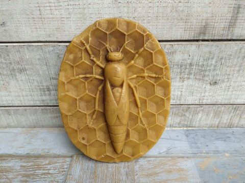 Ancien Mdaillon Publicit Pour le Miel ou la Cire d'Abeille 55 Loches (37)