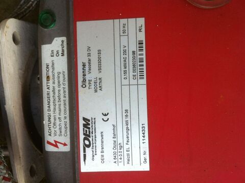 BR�LEUR FUEL OLYMP 180 P�ronne (80)