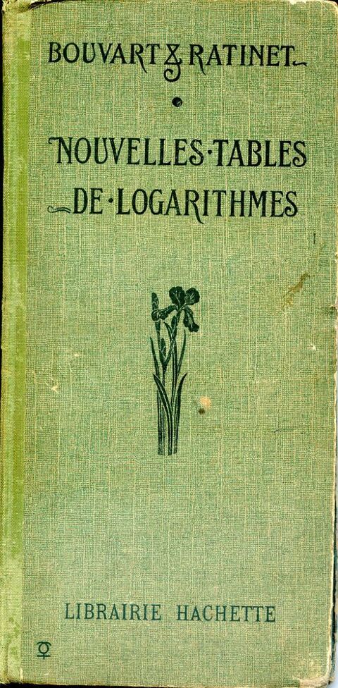 NOUVELLES TABLES DE LOGARITHMES 5 Rennes (35)