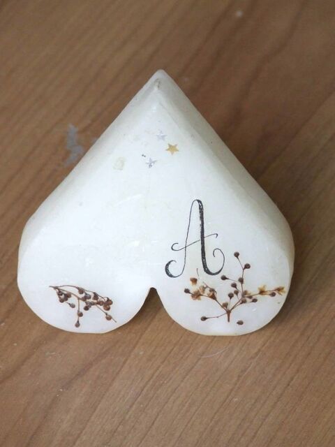 Bougie d�corative artisanale en forme de c?ur, NEUVE 3 Bagnolet (93)