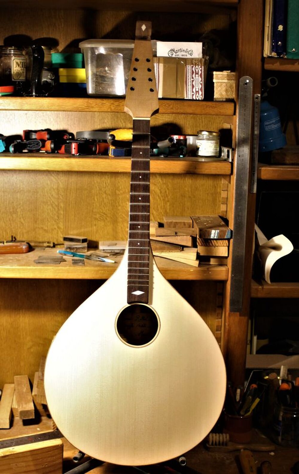  mandole : facture d'atelier , pi&egrave;ce unique. diapason 50 cm Instruments de musique