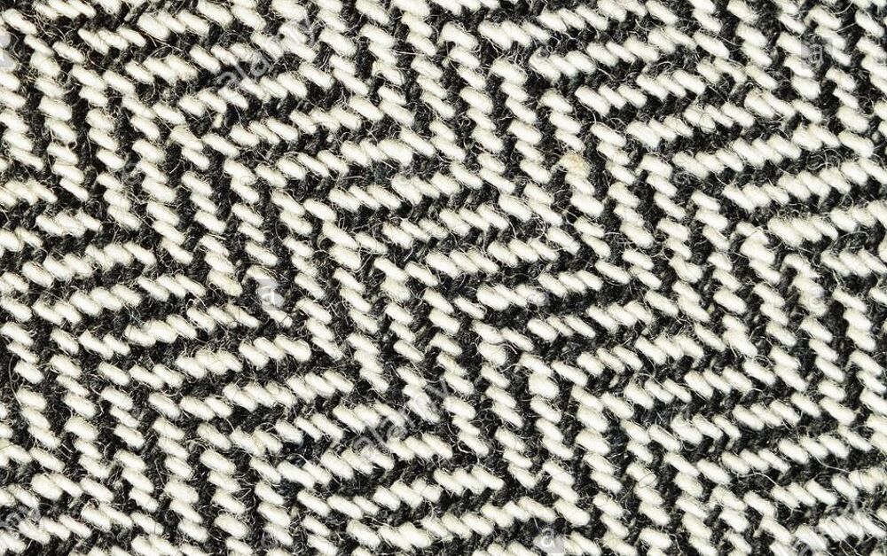  Manteau long a chevron gris et blanc Vêtements
