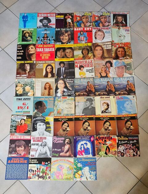 52 disques vinyle 45 tours 26 Cars (33)