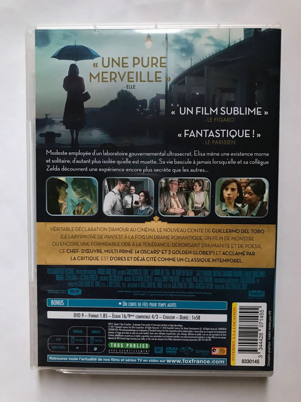 DVD La forme de l?eau DVD et blu-ray