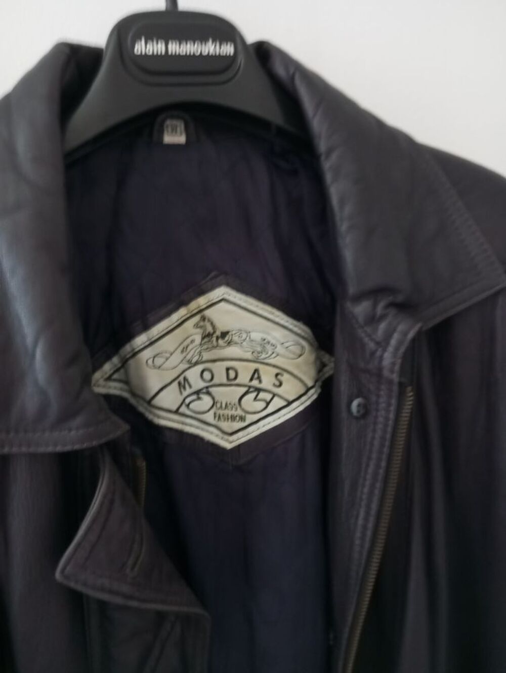 Veste femme en Cuir taille L Vêtements