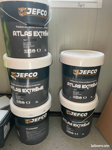 Pot 15 litres Peinture JEFCO atlas extrme mat
70 Nantes (44)