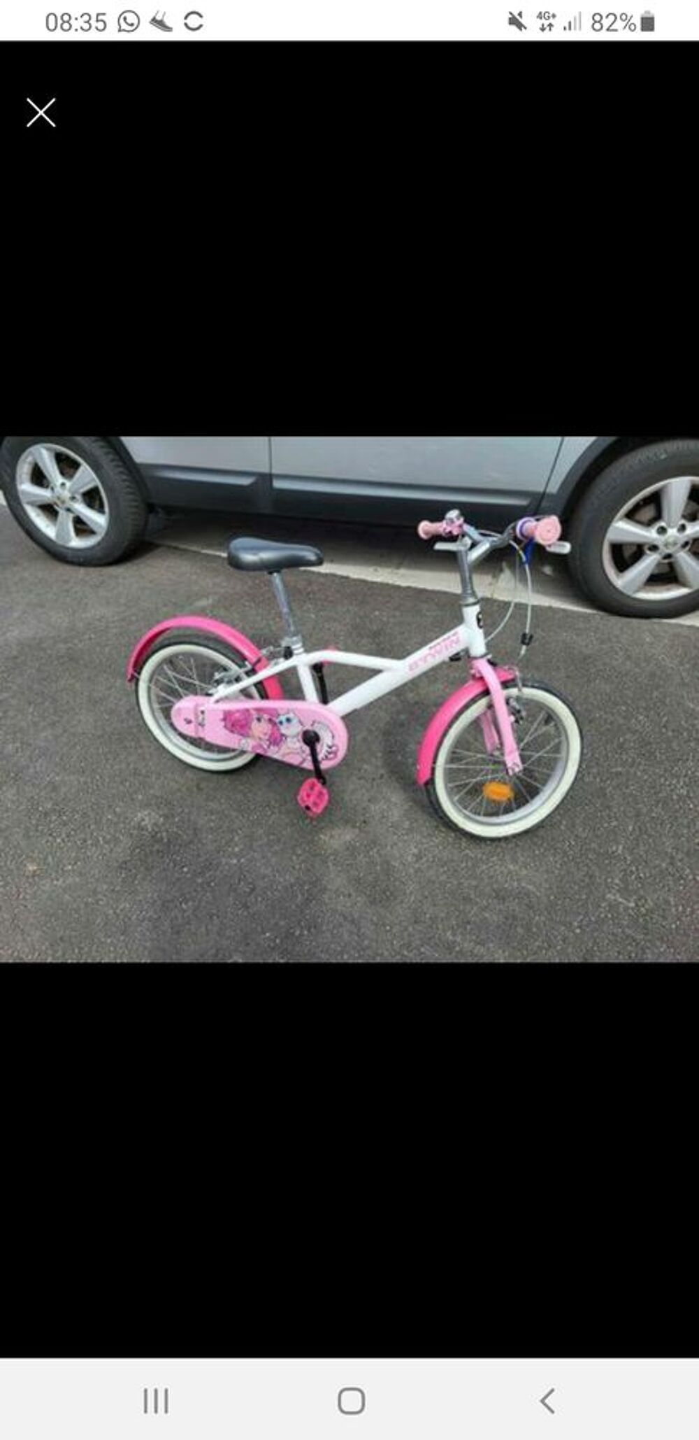V&eacute;lo enfant fille tr&egrave;s bon &eacute;tat Vélos