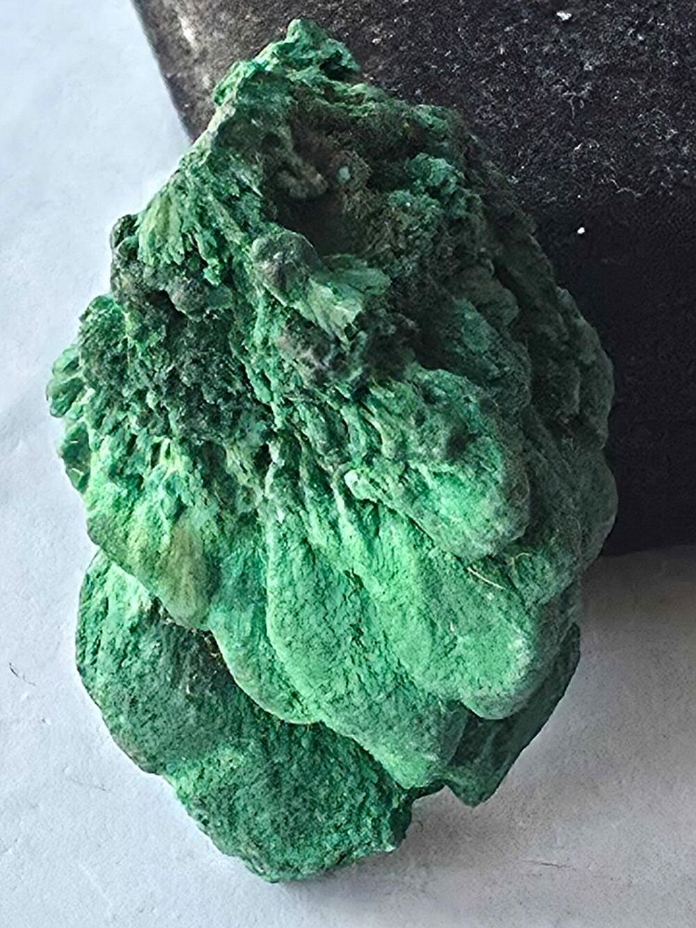 Malachite Fibreuse du Katanga-Rare Stalactite Naturelle 48g 