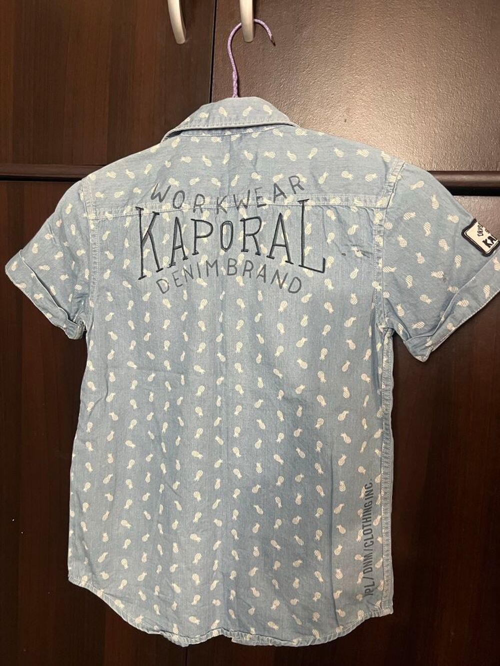 Chemise t10ans KAPORAL Vêtements