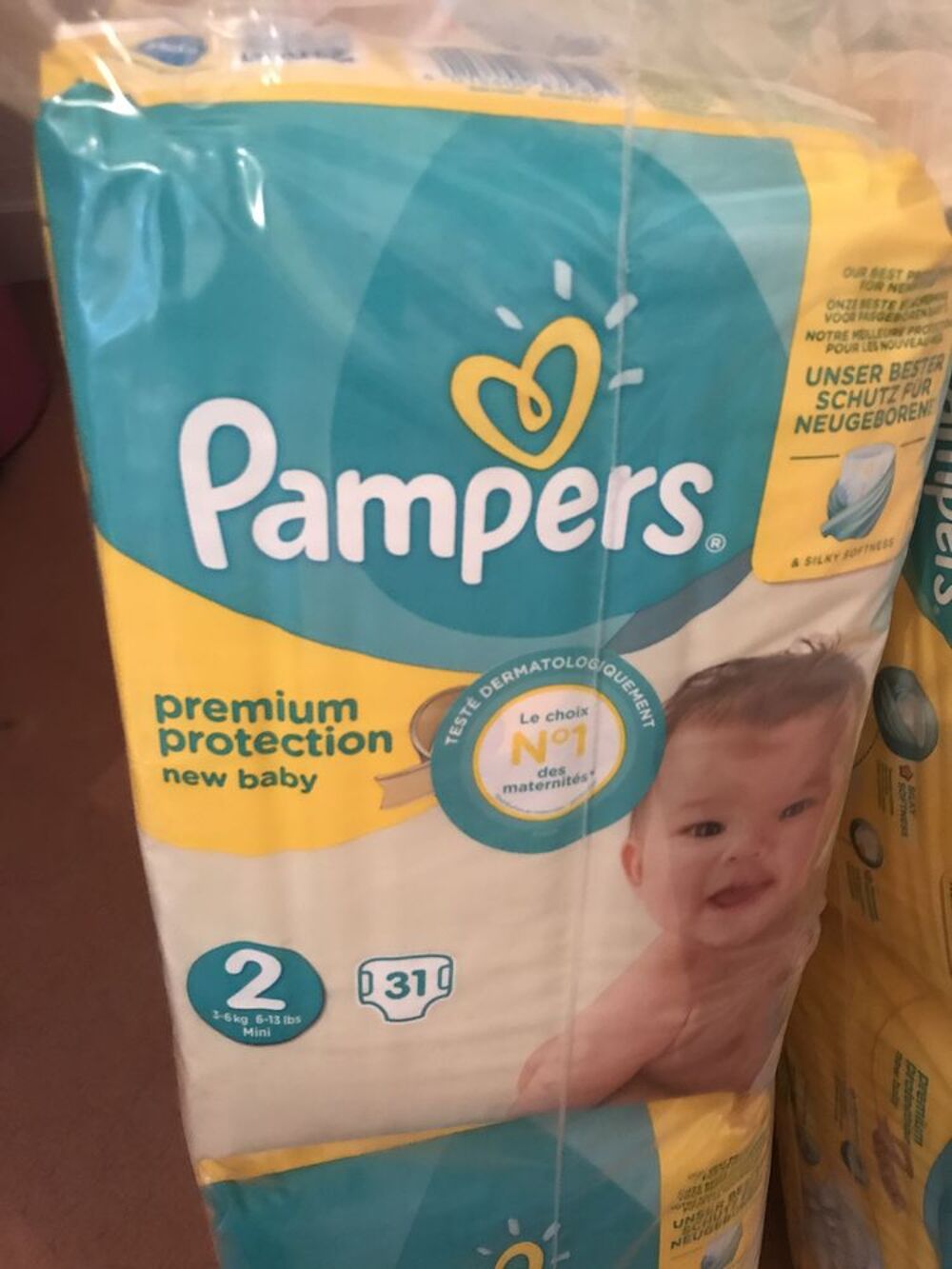 couches pampers baby dry Puériculture