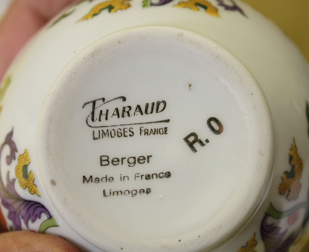 Lampe Berger Tharaud porcelaine Limoges 1966 Dcoration