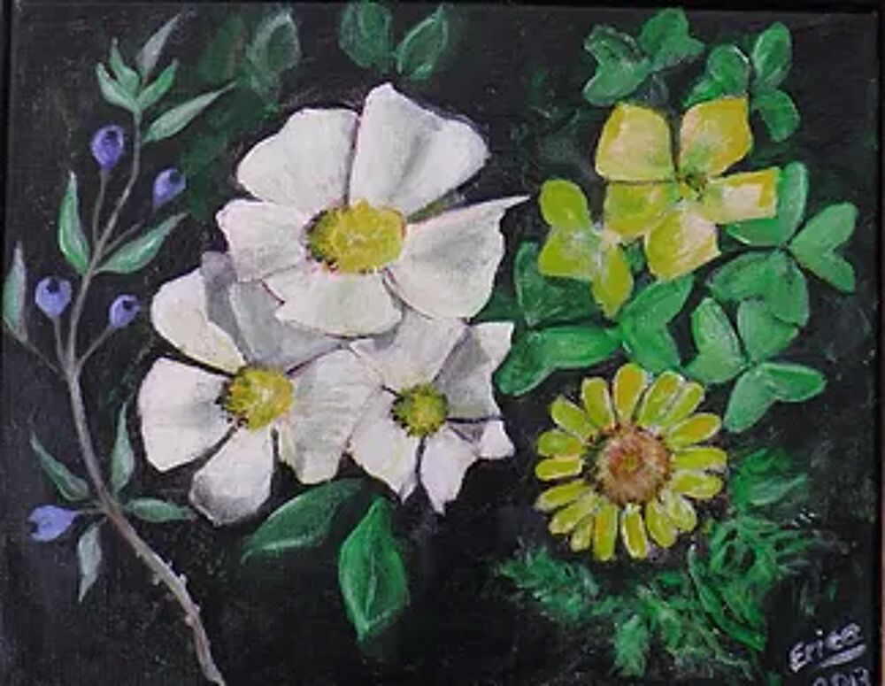 Peintures acrylique sur toile 
