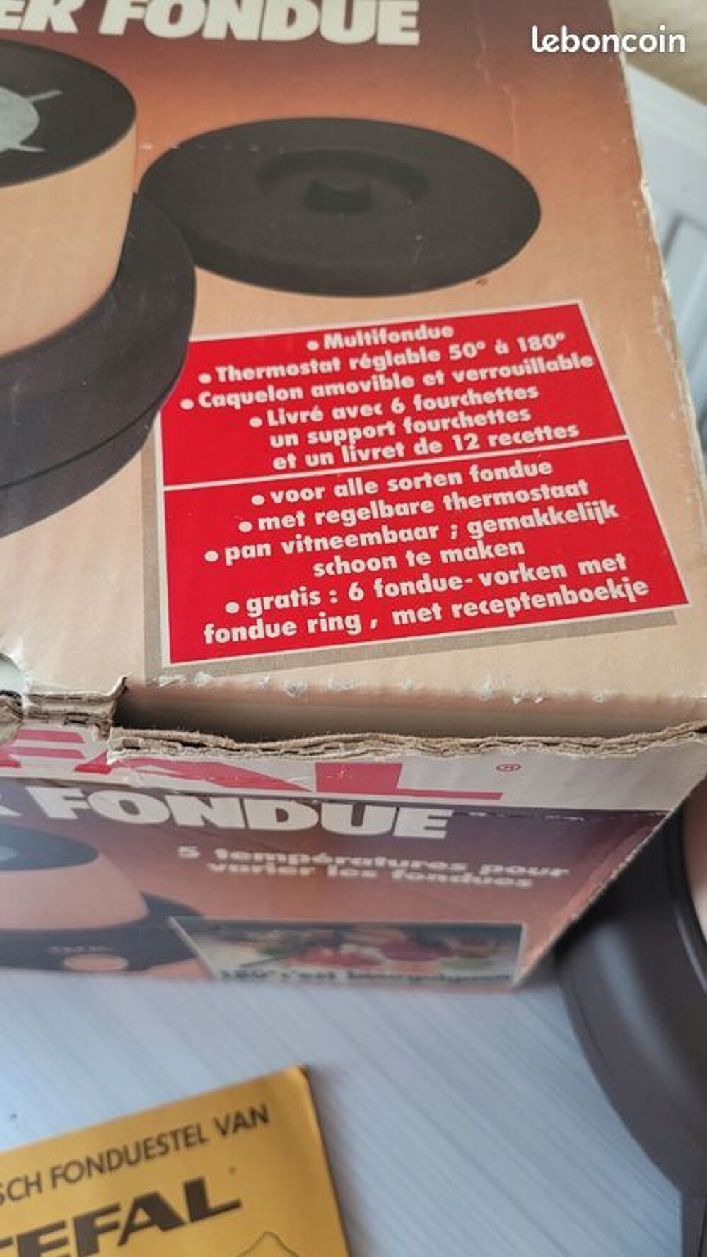 Appareil &agrave; fondue T&eacute;fal Electroménager
