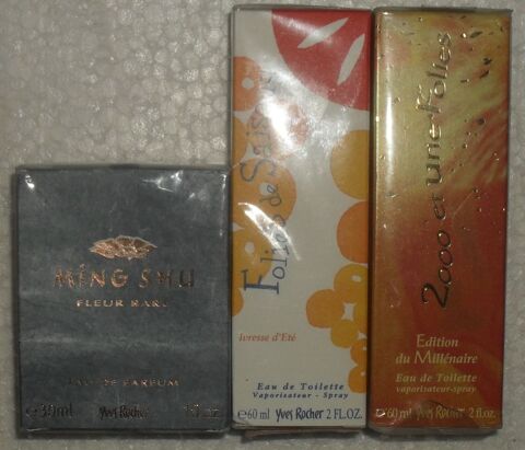 Lot 2  eau de Toilette  ,1  eau de Parfum Yves Rocher Neufs
85 Montreuil (93)