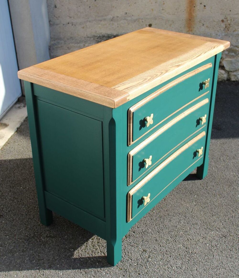 Commode en ch&ecirc;ne r&eacute;nov&eacute;e Meubles