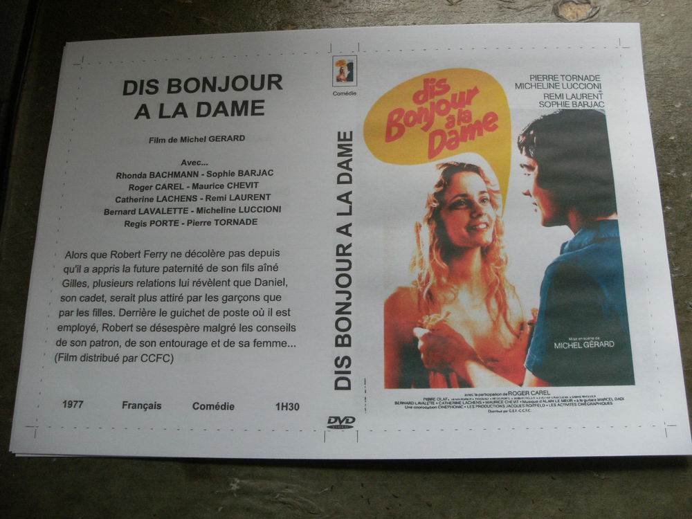Film : " Dis bonjour a la dame " DVD et blu-ray