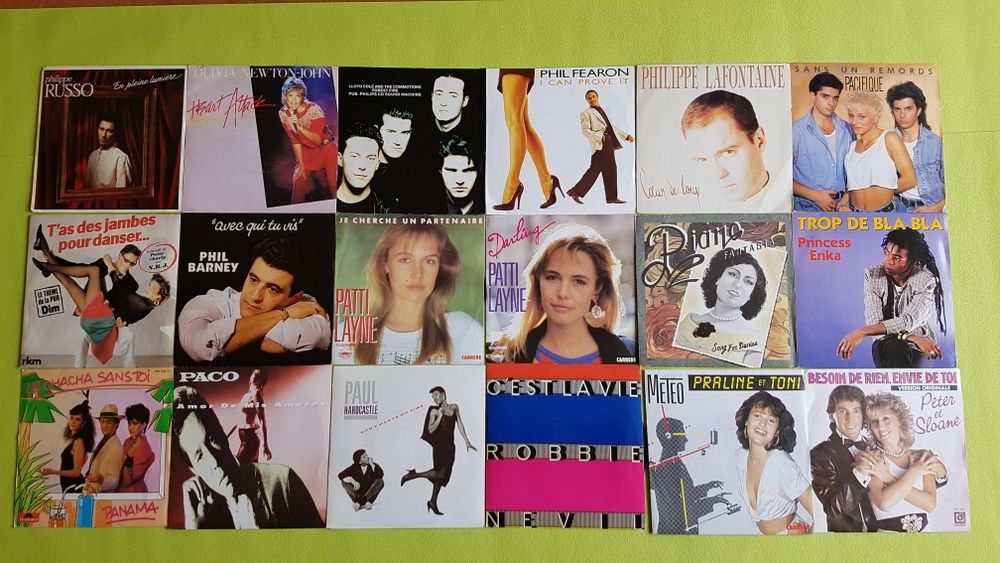 LES 45T PHOTO 7 CD et vinyles