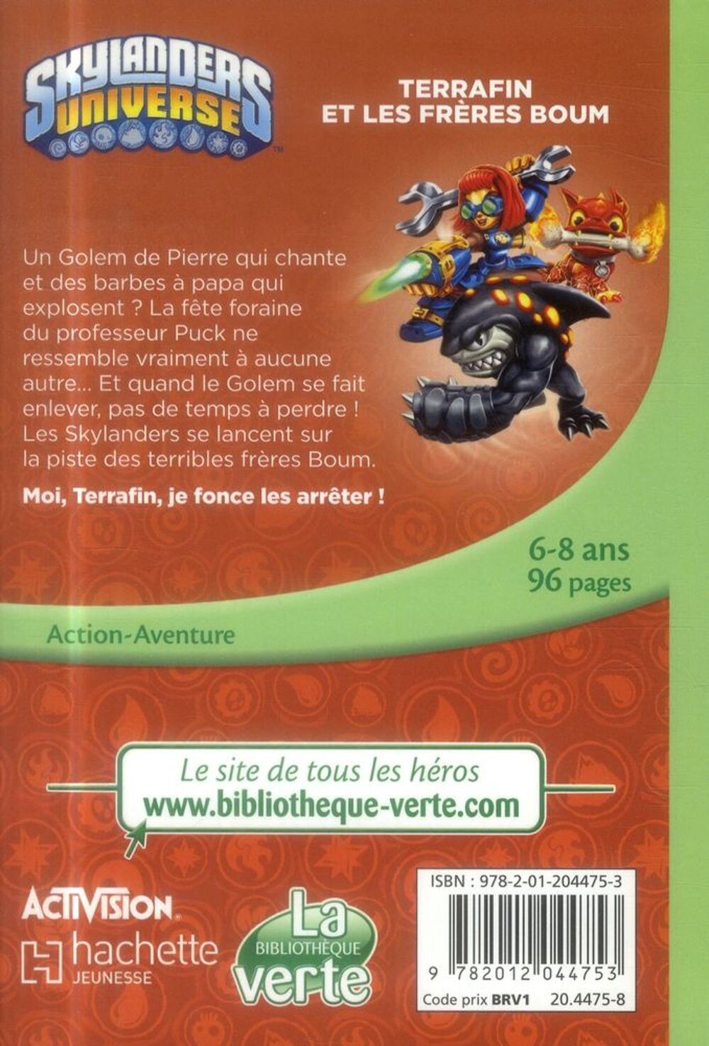 Skylanders Universe t.4 : Terrafin et les fr&egrave;res Boum Livres et BD