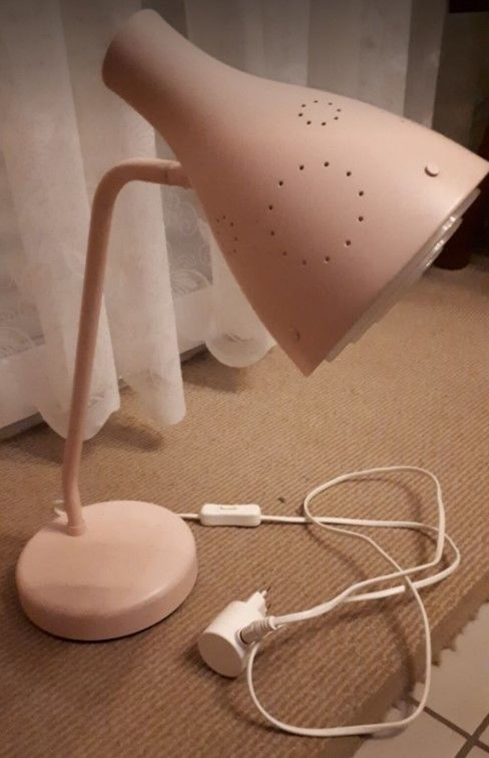 Lampe de bureau rose clair Décoration