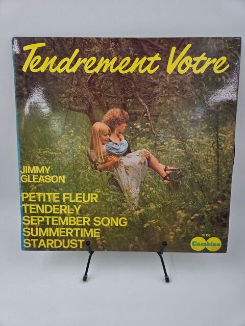 Vinyle 33 tours Jimmy Gleason : Tendrement Votre (Carabine) 5 Vulbens (74)