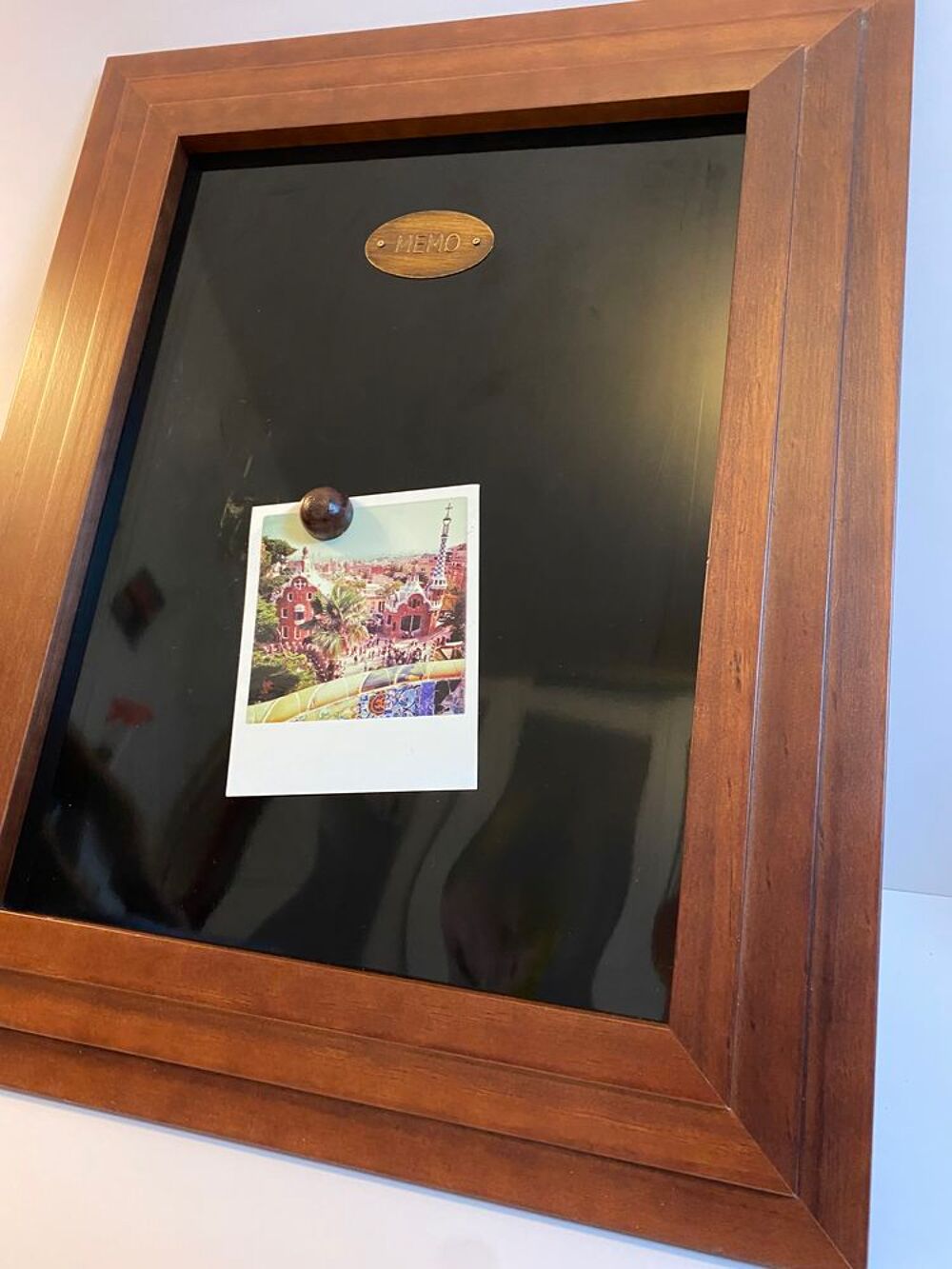 Cadre photo magn&eacute;tique en bois 51,6 cm x 41 cm Décoration