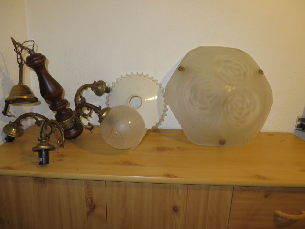 Anciens lustre &eacute;clairage Décoration