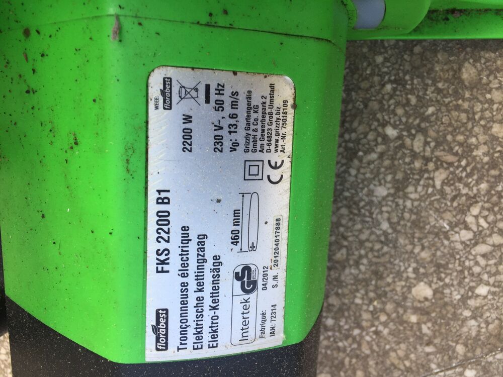 tron&ccedil;onneuse &eacute;lectrique Jardin