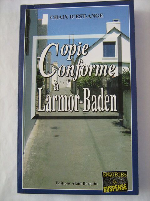 COPIE CONFORME A LARMOR BADEN  policier  BRETON BARGAIN 3 Brest (29)