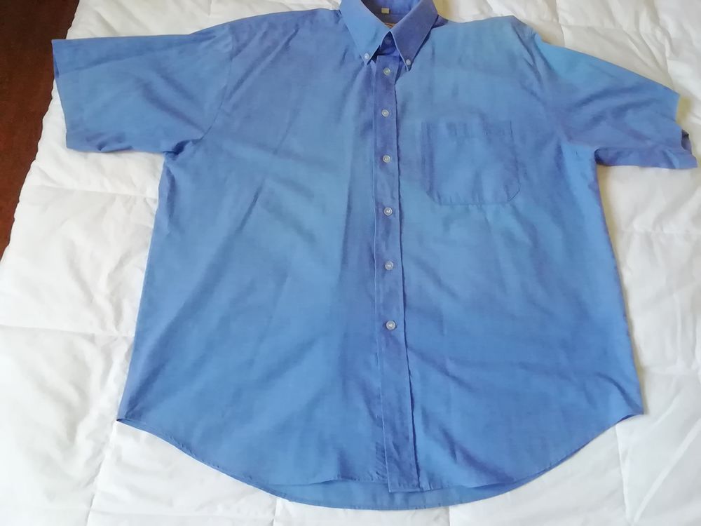 Chemise homme taille L, Milford Clan, bleu ciel Vêtements
