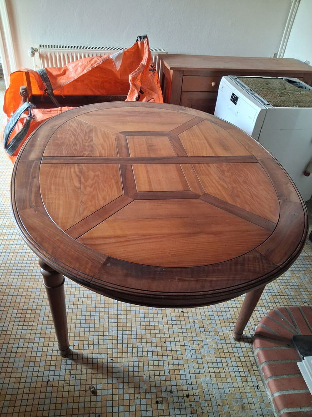 buffet 3 portes sejour 4tiroirs et table en merisier noyer Meubles