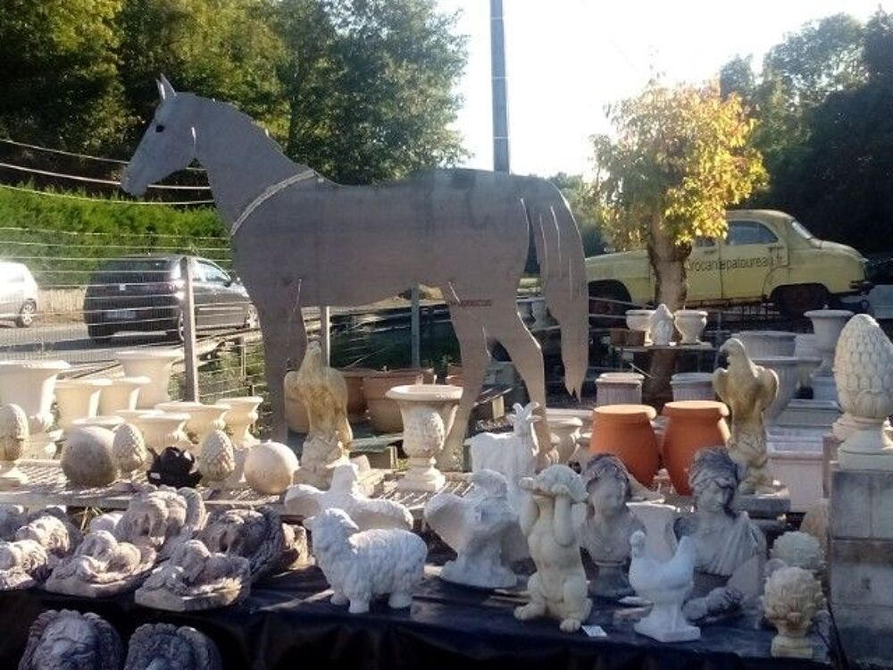 Statue Sculpture cheval Décoration