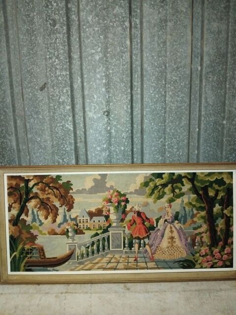 A donner tableau avec toile en canevas propre 0 Saint-Jean-des-Champs (50)