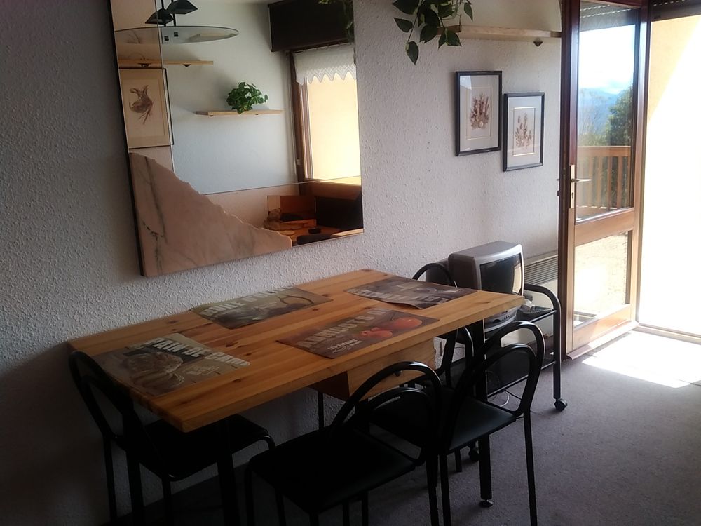 Location Appartement studio grande terrasse vue panoramique Font-romeu-odeillo-via