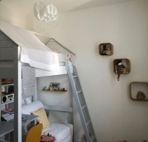 Lit évolutif en hauteur jusqu'à la mezzanine avec bureau 200 Soucieu-en-Jarrest (69)