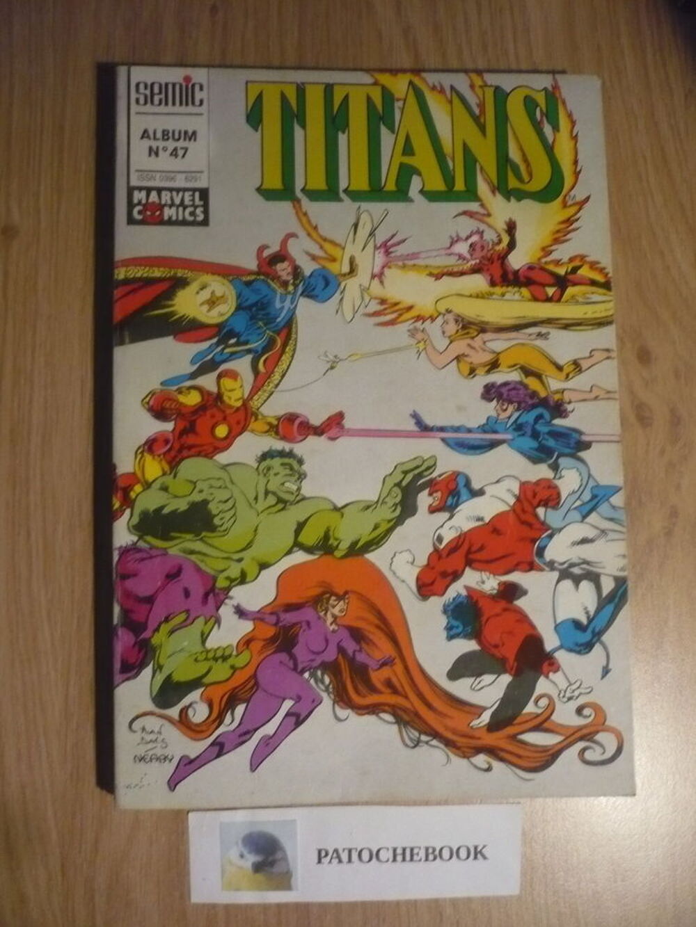 BD TITANS - Album MARVEL N&deg; 47 ( N&deg; 139, 140, 141) 1990 Livres et BD