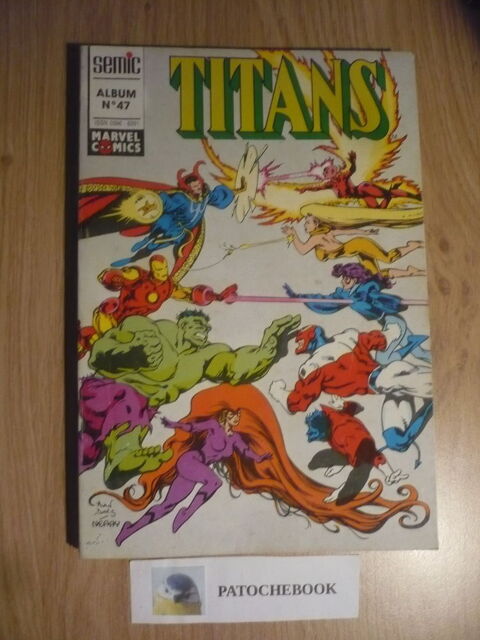BD TITANS - Album MARVEL N° 47 ( N° 139, 140, 141) 1990 10 Pessac (33)