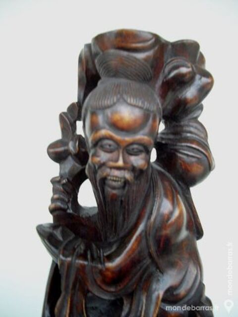 Sculpture indochinoise en bois 120 Sannois (95)