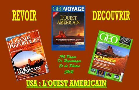 OUEST AM�RICAIN - g�o - ETATS UNIS  15 Paris 10 (75)