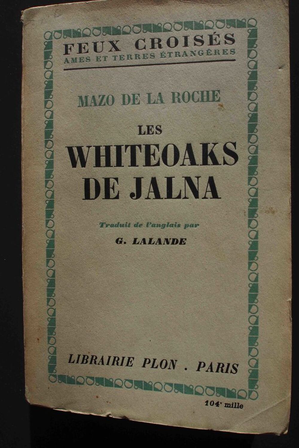 les Whiteoaks de Jalna, Livres et BD