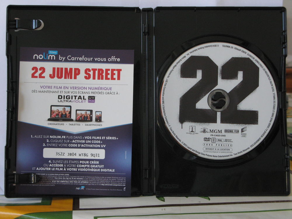 22 jump street DVD et blu-ray